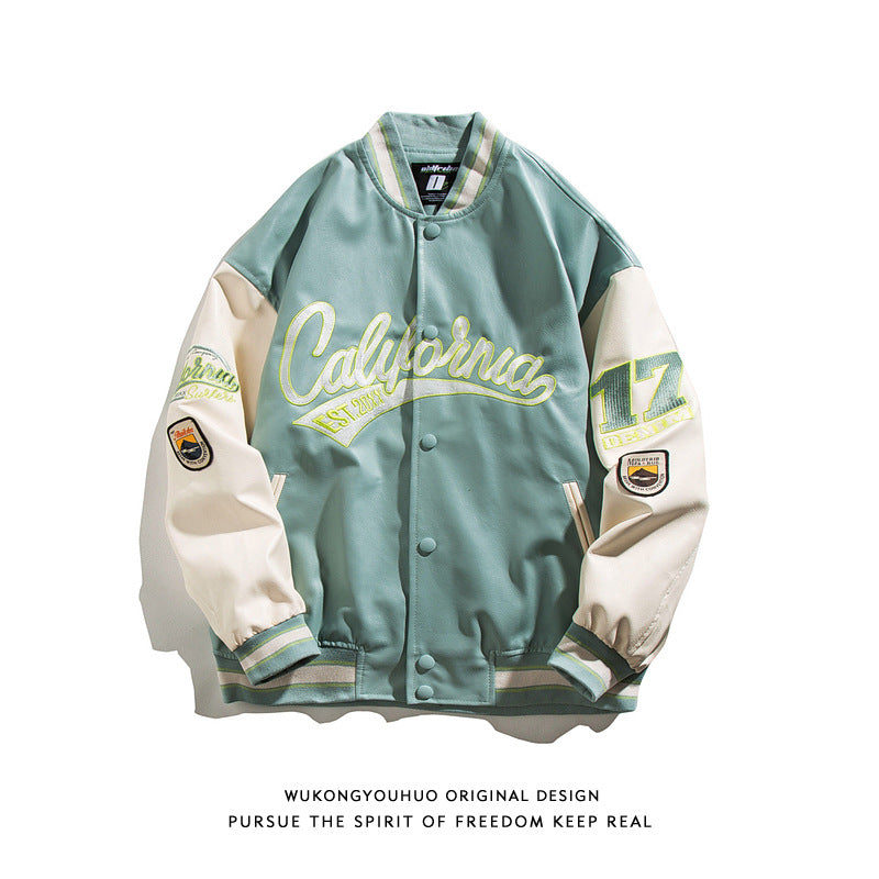 Baseball jersey casual jacket