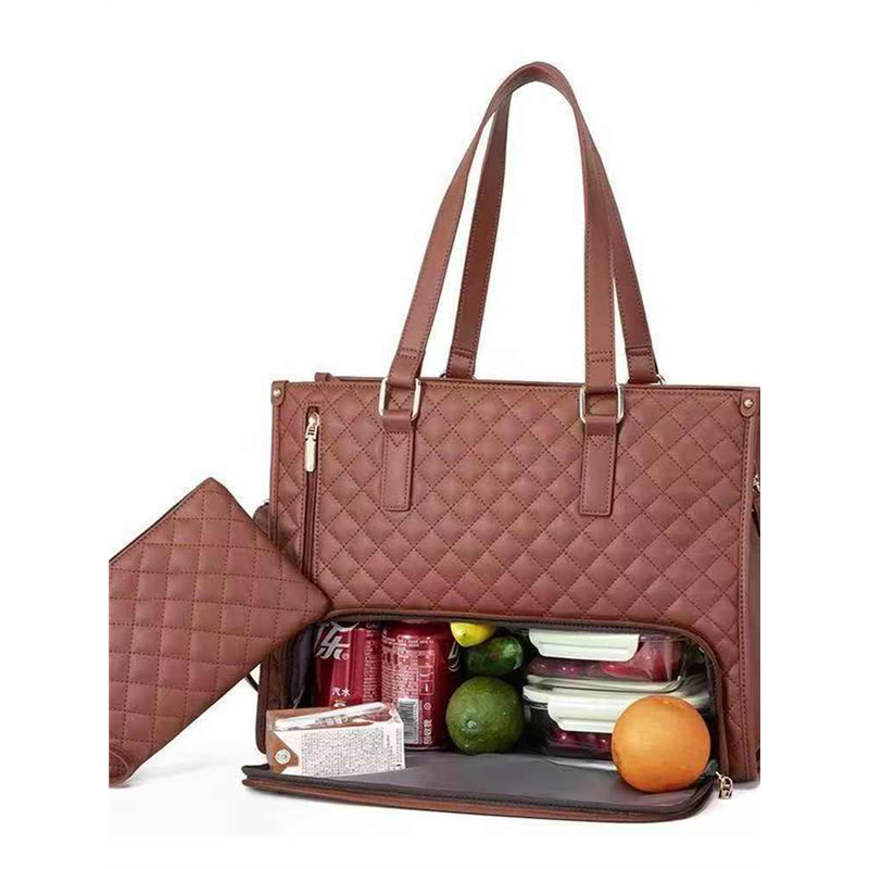 Women's Diamond Pattern PU Shoulder Bag