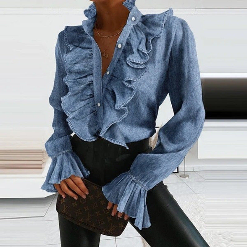 long-sleeved blouse