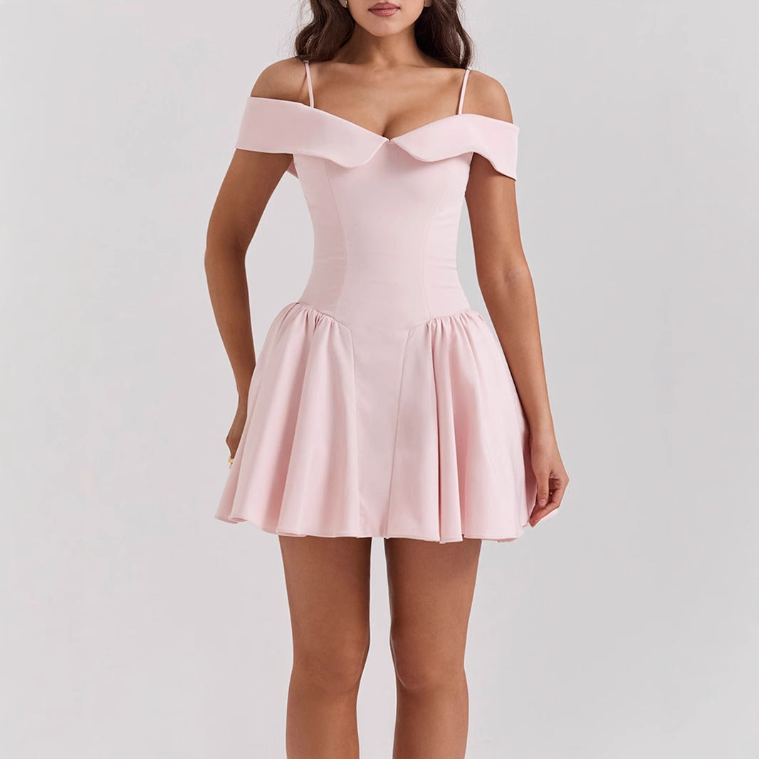 V-neck fashion dress