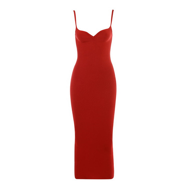 Women's Sexy Deep V-Neck Evening Dress