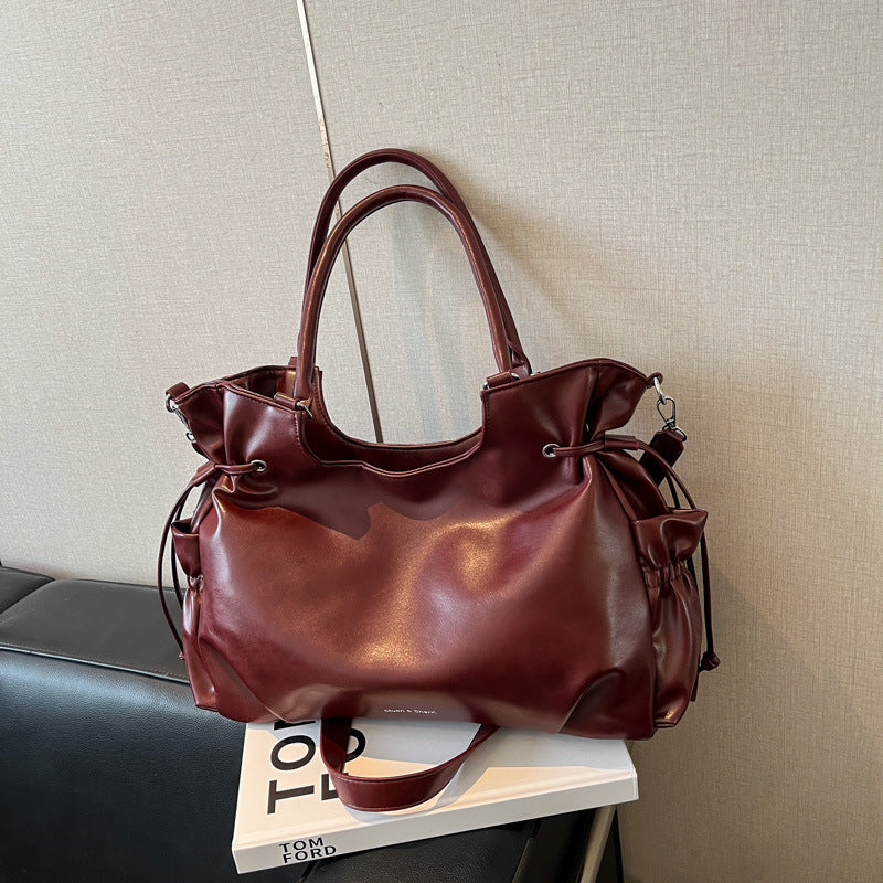 Large-capacity vintage bag