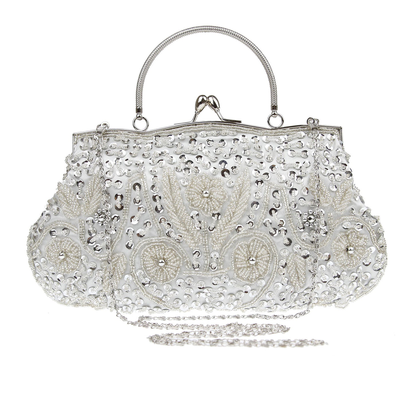 Elegant Chinese Retro Beaded Handbag for Women
