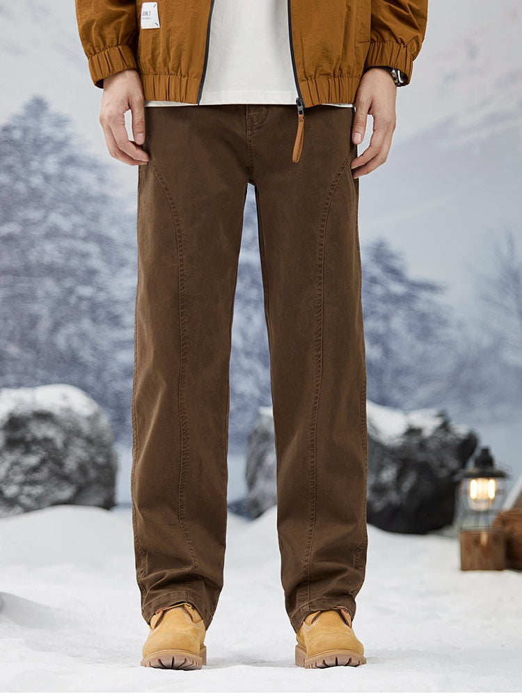 American-style cotton work pants