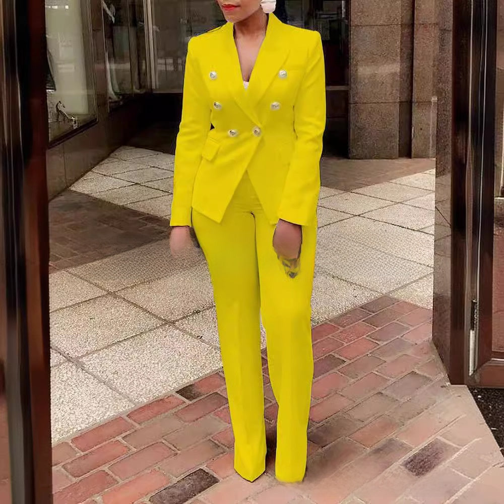 Two-piece commuting suit