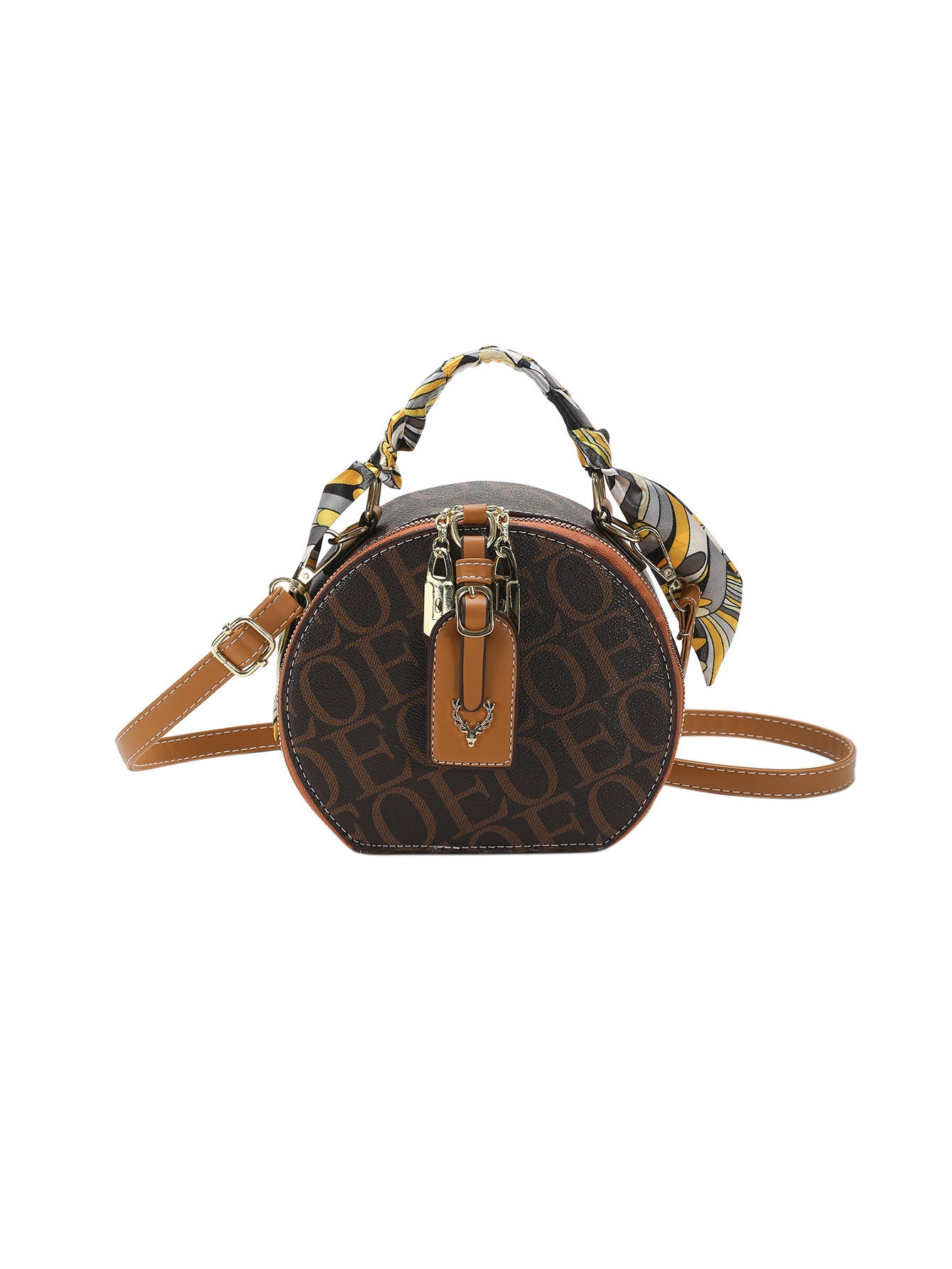 Round-shaped old-fashioned bag