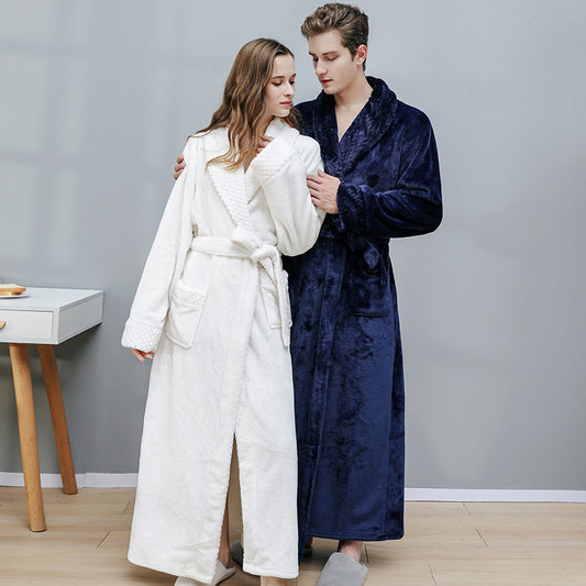 Fleece Lined Flannel Robe