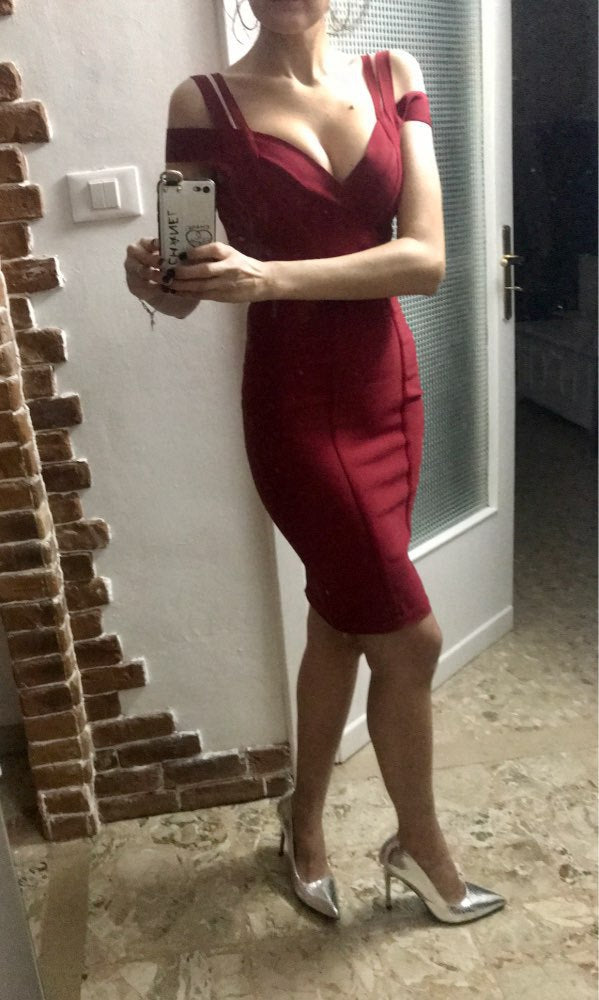 Women's Slim-Fitting Bandage Dress