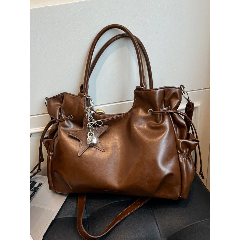 Large-capacity vintage bag