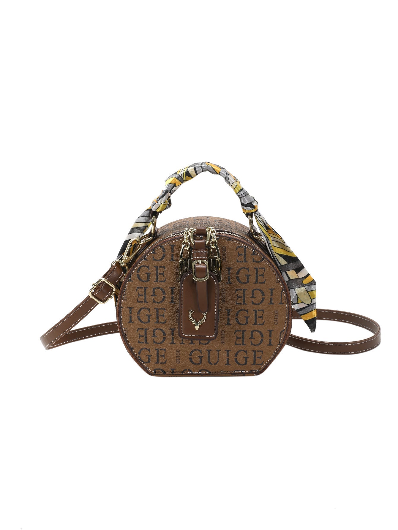 Round-shaped old-fashioned bag