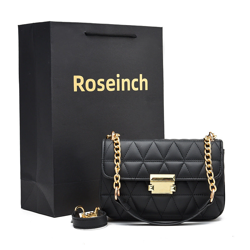 Single-shoulder chain crossbody bag