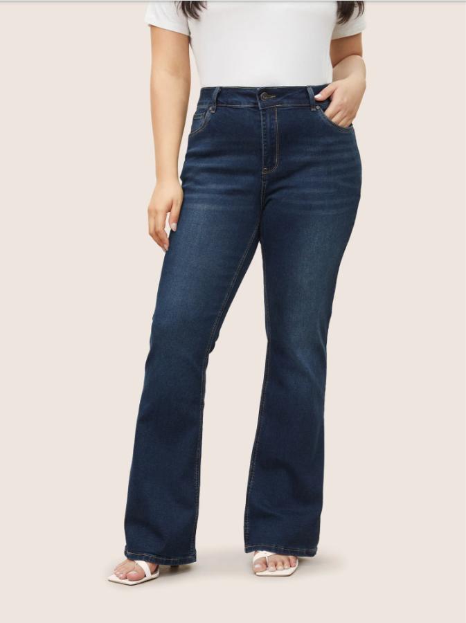 Women's Slim-Fit Vintage Jeans