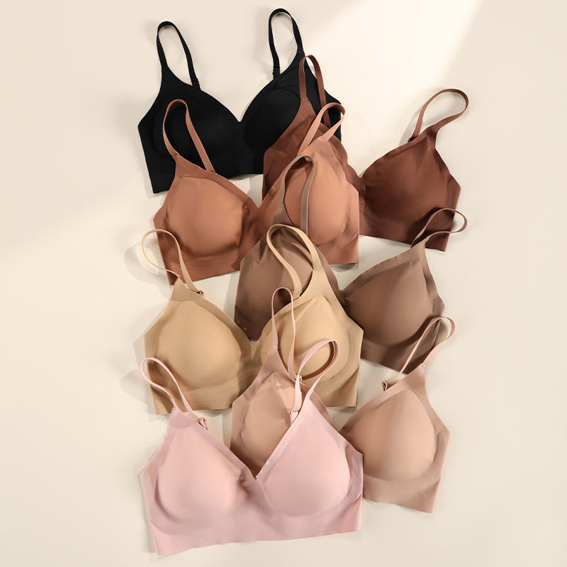 Seamless One-Piece Non-Wired Girls' Underwear