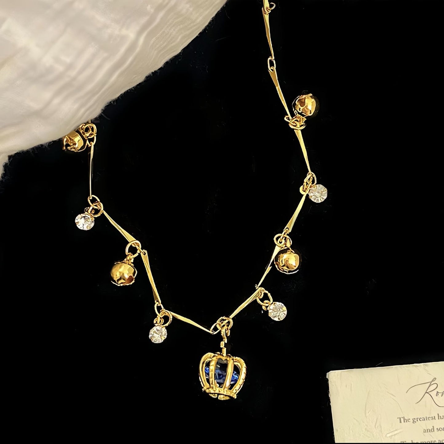 Crown Bell Elegant Anklet