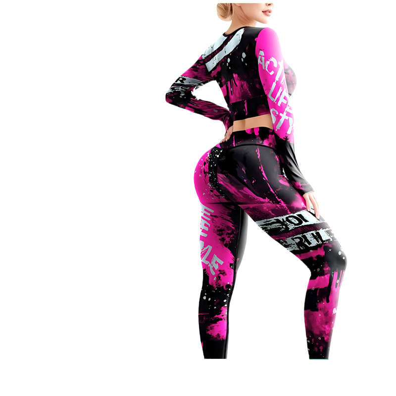 Printed fitness wear